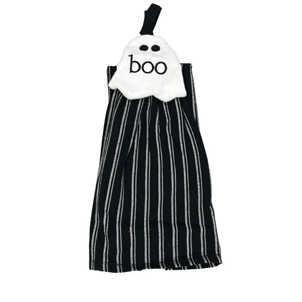 NWOT Halloween Ghost Boo Kitchen Towel Set